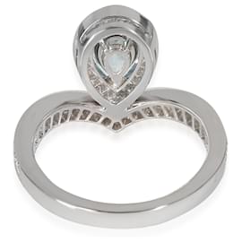 Chaumet-Chaumet Josephine Aigrette Ring in 18K white gold  0.55 ctw-Silvery,Metallic