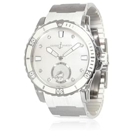 Autre Marque-Ulysse Nardin Lady Diver 3203-190-3C/10.10 Women's Watch In  Stainless Steel-Silvery,Metallic