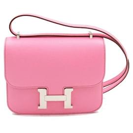 Hermès-Hermes Epsom Mini Constance Bag  Leather Crossbody Bag 056347CK-5P in Excellent condition-Other