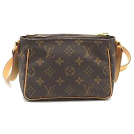 Louis Vuitton-Louis Vuitton Monograma Viva Cite PM Bolsa Crossbody em Lona M51165 em boa condição-Outro