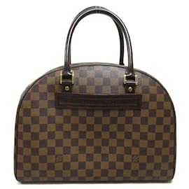 Louis Vuitton-Louis Vuitton Damier Ebene Nolita  Canvas Handbag N41455 In sehr gutem Zustand-Andere
