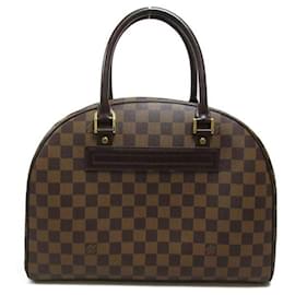 Louis Vuitton-Louis Vuitton Damier Ebene Nolita  Canvas Handbag N41455 In sehr gutem Zustand-Andere
