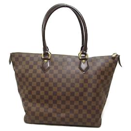 Louis Vuitton-Louis Vuitton Damier Ebene Saleya MM  Canvas Handbag N51182 In sehr gutem Zustand-Andere