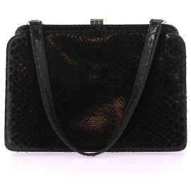 Autre Marque Nicht Unterzeichnet / Unterschriftslose Handtaschen T. Python Schwarz