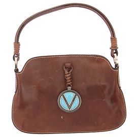 Borse Valentino Garavani T. Pelle Marrone