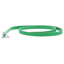 Bottega Veneta-BOTTEGA VENETA Cinturones T.cm 70 Cuero-Verde