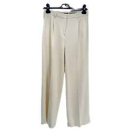 Autre Marque Non Signé / Unsigned trousers T.US 2 Polyester White