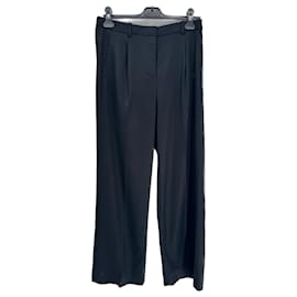 Autre Marque-NON SIGNE / UNSIGNED  Trousers T.US 4 Viscose-Black