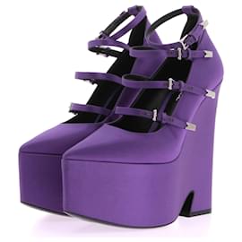Versace-VERSACE  Heels T.eu 38 cloth-Purple