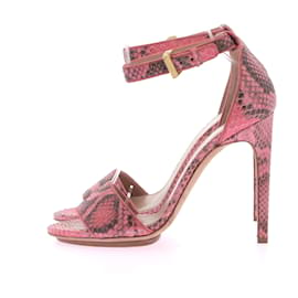 Calvin Klein-CALVIN KLEIN  Sandals T.eu 37 Exotic leathers-Pink