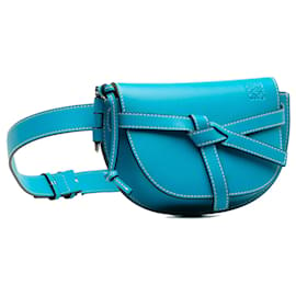 Loewe-LOEWE Blue Mini Gate Belt Bag-Blue
