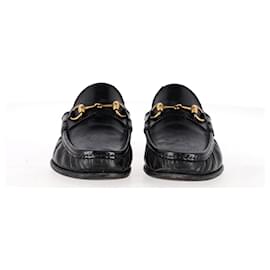 Gucci-Gucci 1953 Horsebit-Loafers aus schwarzem Leder-Schwarz