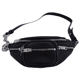 Alexander Wang Attica Mini Pochete Conversível em Couro Preto Preto