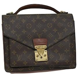 Louis Vuitton-Louis Vuitton Monogram Monceau 28 Hand Bag 2way M51185 LV Auth 69079-Monogram