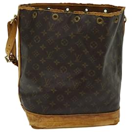 Louis Vuitton-LOUIS VUITTON Monogram Noe Shoulder Bag M42224 LV Auth 69578-Monogram