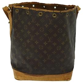 Louis Vuitton-LOUIS VUITTON Monogram Noe Shoulder Bag M42224 LV Auth 69578-Monogram