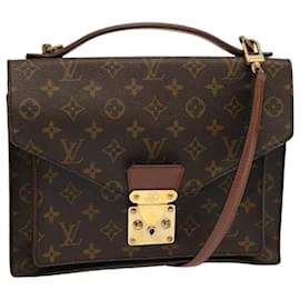 Louis Vuitton-Louis Vuitton Monogram Monceau 28 Hand Bag 2way M51185 LV Auth 69274-Monogram