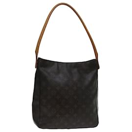 Louis Vuitton-LOUIS VUITTON Monogram Looping GM Shoulder Bag M51145 LV Auth 69297-Monogram
