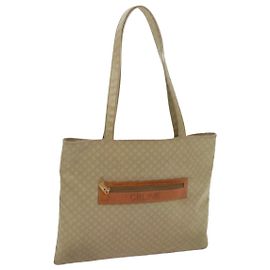 Céline CELINE Macadam Canvas Einkaufstasche Beige Auth bs12760 Beige