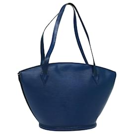 Louis Vuitton-LOUIS VUITTON Epi Saint Jacques Shopping Umhängetasche Blau M.52275 Auth 69569-Blau
