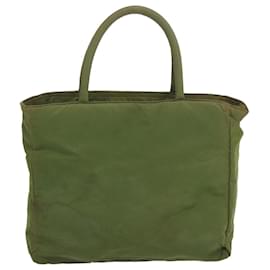 Prada-PRADA Hand Bag Nylon Green Auth bs12827-Green