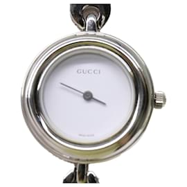 Gucci-GUCCI Uhren Metall Silber Auth am6000-Silber