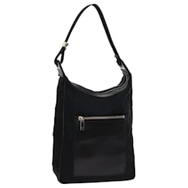 Gucci-gucci GG Canvas Shoulder Bag black 019 0537 Auth ti1608-Black