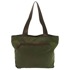 Prada-PRADA Tote Bag Nylon Khaki Auth bs13013-Cachi