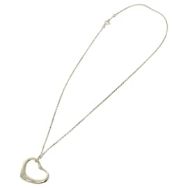 Autre Marque-Tiffany & Co. Herz Halskette Metall Silber Auth am6012-Silber