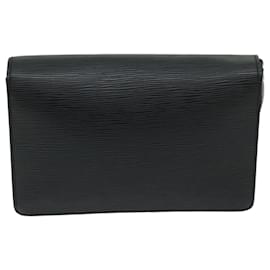 Louis Vuitton-LOUIS VUITTON Epi Serie Dragonne Hand Bag Black M52612 LV Auth 69256-Black