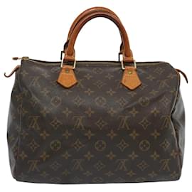 Louis Vuitton-Louis Vuitton Monogram Speedy 30 Hand Bag M41526 LV Auth 69425-Monogram