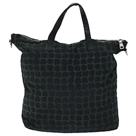 Prada-PRADA Shoulder Bag Nylon 2way Black Auth bs12865-Black