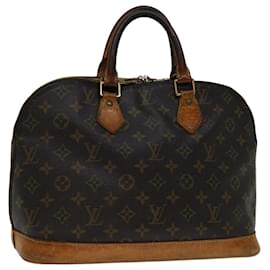 Louis Vuitton-Bolsa de mão M LOUIS VUITTON com monograma Alma M51130 Autenticação de LV 69441-Monograma