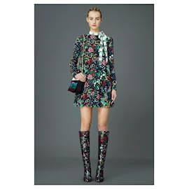 Valentino-Valentino Floral Print Midi Dress-Multiple colors