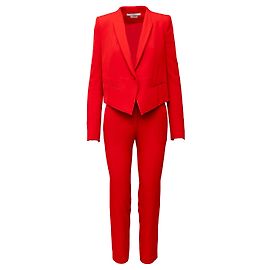 Completo in lana rosso Givenchy Rosso