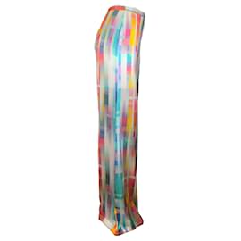 Autre Marque-DMN Pantalones rectos de seda Hailey multicolor-Multicolor