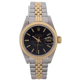 Rolex-Rolex Lady-Datejust 26 mm stainless steel and gold (copy)-Black