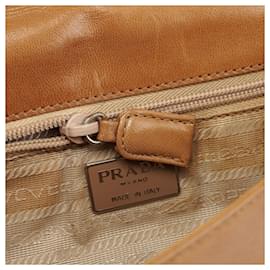 Prada-PRADA Bags Leather Beige Cleo-Beige