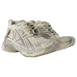 Balenciaga-Runner Sneakers - Balenciaga - Nylon - Beige-Beige