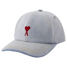 Boné Adc Vermelho - AMI Paris - Algodão - Azul Azul