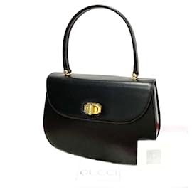 Gucci-Leather Turnlock Top Handle Bag-Other