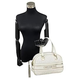 Dior-Dior Oblique Leather Vibe Bowling Bag Bolso de cuero en excelentes condiciones-Otro