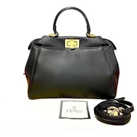 Fendi-Peekaboo Mini Leather Handbag-Other