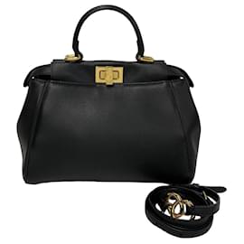 Fendi-Peekaboo Mini Leather Handbag-Other