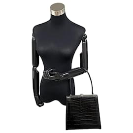 Versace-Leather Embossed Handbag-Other