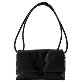 Borsa a tracolla Voulez Vous - AMI Paris - Pelle - Nera Nero