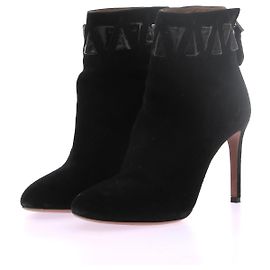 Alaïa ankle boots T.EU 37.5 Suede Black