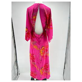 Autre Marque-JALINE RESORT  Dresses T.International M Silk-Pink
