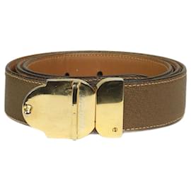 Gucci-Brown leather belt-Brown