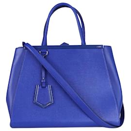 Fendi-Royal blue 2Jours top handle bag-Blue